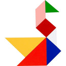 Brinquedo Pedagógico Tangram De Madeira 35 Peças