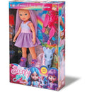 Boneca Beverly Girls Unicórnio 34cm Com Acessórios E Unicórnio Articulada