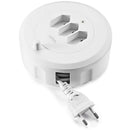 Extensão Elétrica Carretel Bipolar 2p 10a 5m Com 3 Tomadas