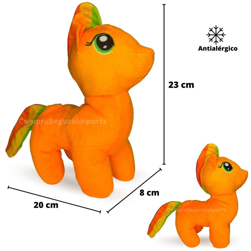 Unicórnio De Pelúcia Brinquedo Bebê Macio 23cm Antialérgico