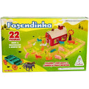 Miniatura Colecionavel Fazendinha Playset 20fig.cerca