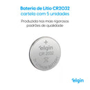 Bateria Lítio Cr2032 Elgin Cartela Com 05 Unidades