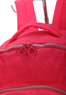 Mochila De Costas Escolar Pink Up4you Com Chaveiro Pompom