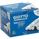 Giz Escolar Plastificado Giotto Branco Com 100