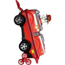 Mochila Infantil Com Rodinha Patrulha Canina Marshall Carro