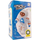Robô Super Bot Bate E Volta Com Som E Luz