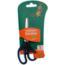 Tesoura Escolar Soft 14cm Com Encaixe Para 3 Dedos (display Com 12 Unidades Sortidas)