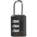 Cadeado Com Segredo Zamac Preto Sz 20 - 3 Segredos Numéricos