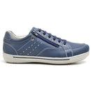 Sapatênis Casual Conforto Couro Azul - RT3009FLOAZU