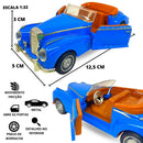 Carrinho Miniatura Antigo De Metal Abre Porta Coleção Ferro