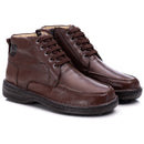 Coturno Casual Conforto Couro Marrom - RT8003FLOCFE