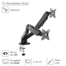 Suporte Articulado Para 2 Monitores De 17 A 32" C/ Pistão A Gás - Sm-341b