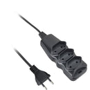Extensão Elétrica 3 Tomadas Ex203 10 Metros Bipolar 10a Preta