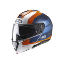 Capacete Hjc I90 Wasco  Azul Laranja E Branco 61