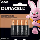 Pilha Alcalina Palito Aaa Duracell Cartela Com 4 Unidades