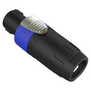 Conector Speakon 04 Polos  Wc 1614  Wireconex 02 Unidades