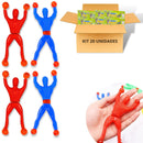 Kit 20 Bonecos Que Gruda Parede E Vidro Ninja De Brinquedo