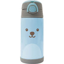 Garrafa Térmica Gummy Azul 400ml Com Tampa Fliptop