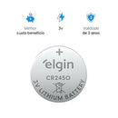 5 Baterias Cr2450 Elgin
