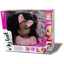 Boneca Style Hair Negra 21cm Com Acesso