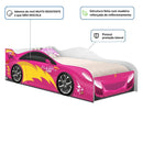 Cama Solteiro Glow Velocista Rosa