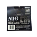 Encordoamento Violão Nylon-cristal/prateada Tensão Média Nig