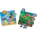 Brinquedo Educativo Stitch Alinhavos Com 2 Placas E 16 Peças Em Madeira