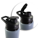 Garrafa Squeeze de Alumínio 600ml com Alça - Cinza
