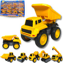 Caminhão De Brinquedo Construção Miniatura Metal Com Fricção