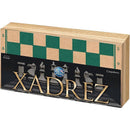 Jogo De Xadrez Oficial Com Caixa Em Madeira 40cm