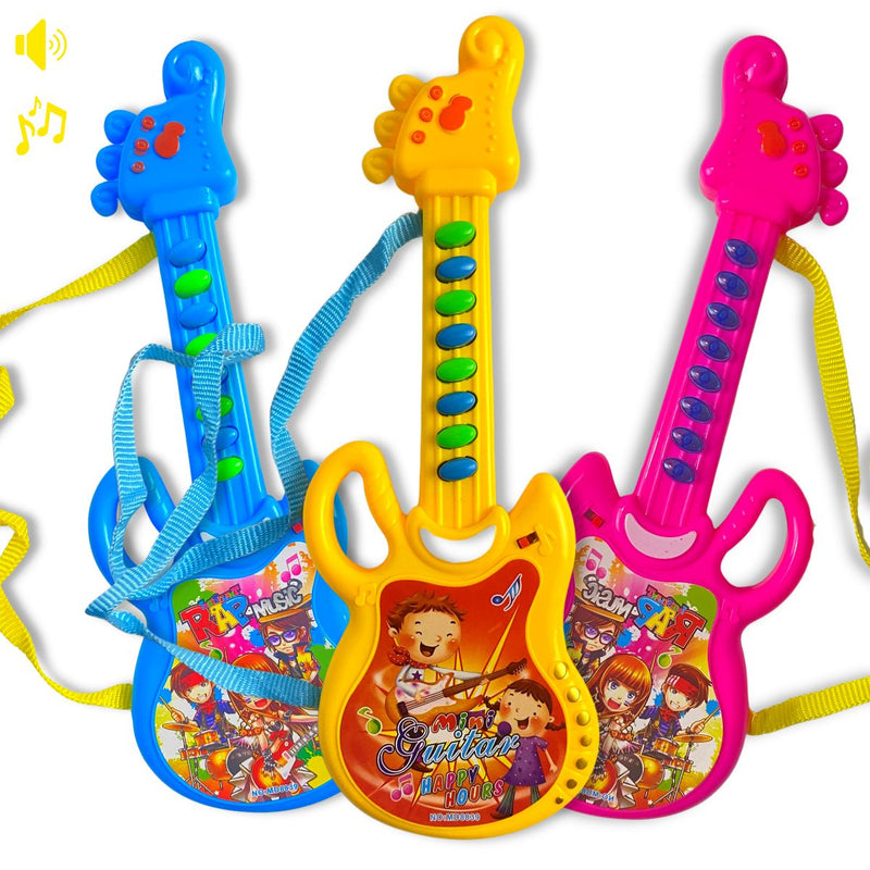 Mini Guitarra Musical Brinquedo Infantil Guitarrinha C/ Som