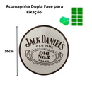 Placa Decorativa Old7 Jack Daniels Em Mdf Branco