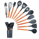 Kit 12 Peças Utensílios De Silicone Cozinha