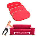 Movedor De Moveis Deslizante Levantar Arrastar Tapetes Carpetes - 4 Unidades
