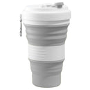 Copo Ecológico Retrátil Silicone Grande Dobrável 550ml