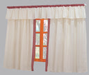 Cortina Infantil Ursinha 2,00m X 1,70m Vermelha