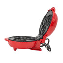 Mini Maquina Forma Eletrica Retro De Fazer Waffle Donuts Rosquinhas