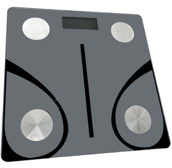 Balança Digital Smart Bluetooth Quadrada De Vidro Ate 180kg