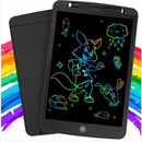 Tablet Infantil Lousa Mágica Digital Lcd 8,5 Para Desenho Colorido