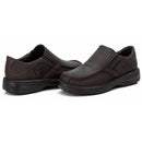 Sapato Casual Conforto Couro Marrom - RT8005NBKCFE