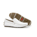 Mocassim Youth Couro Floater Branco - YTH16007BRAN