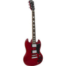 Guitarra Elétrica Sg De Madeira Maciça Thomaz Teg 340 Vermelho