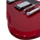 Guitarra Elétrica Sg De Madeira Maciça Thomaz Teg 340 Vermelho