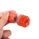 Dispenser De óleo Azeite Com Escova De Silicone Vidro 180ml