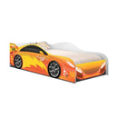 Cama Solteiro Glow Velocista Laranja