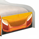 Cama Solteiro Glow Velocista Laranja