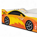 Cama Solteiro Glow Velocista Laranja