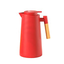 Garrafa Térmica Jarra Inox Café Chá 1 Litro Cabo Madeira