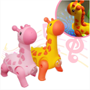 Girafa Brinquedo Infantil Dançante Robô Som Luz Crianças Bebe