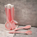Kit 7 Peças Utensílios Cozinha Silicone Resistente Durável